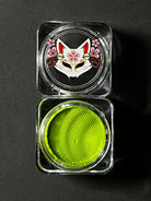 Nekoyanin 48 Lime Green Water Activated Graphic Liner with vibrant green gel formula and artistic design.