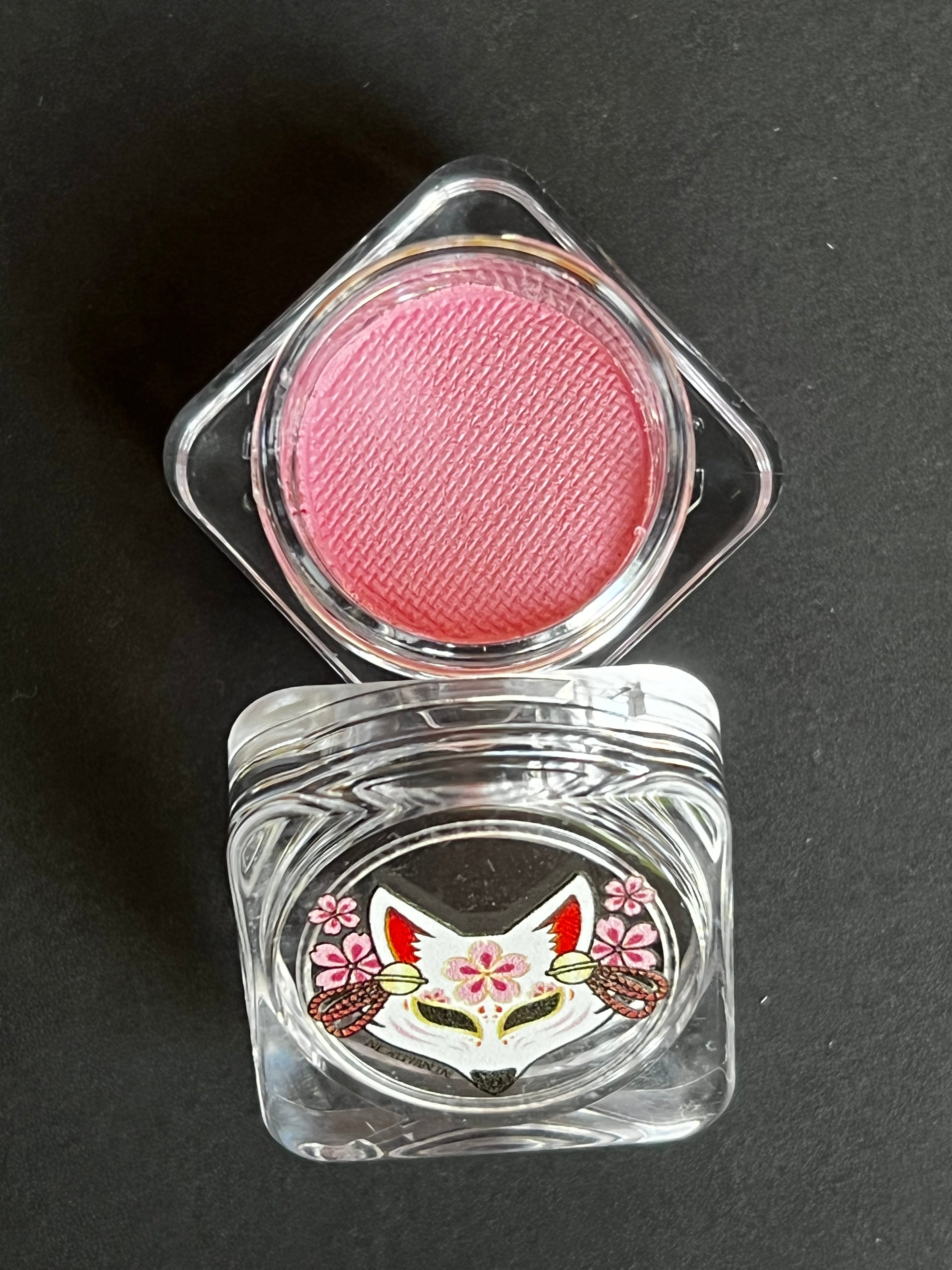 Pink Sakura Water Activated Graphic Liner by Nekoyanin, featuring vibrant pink ink and precise application for eye makeup.