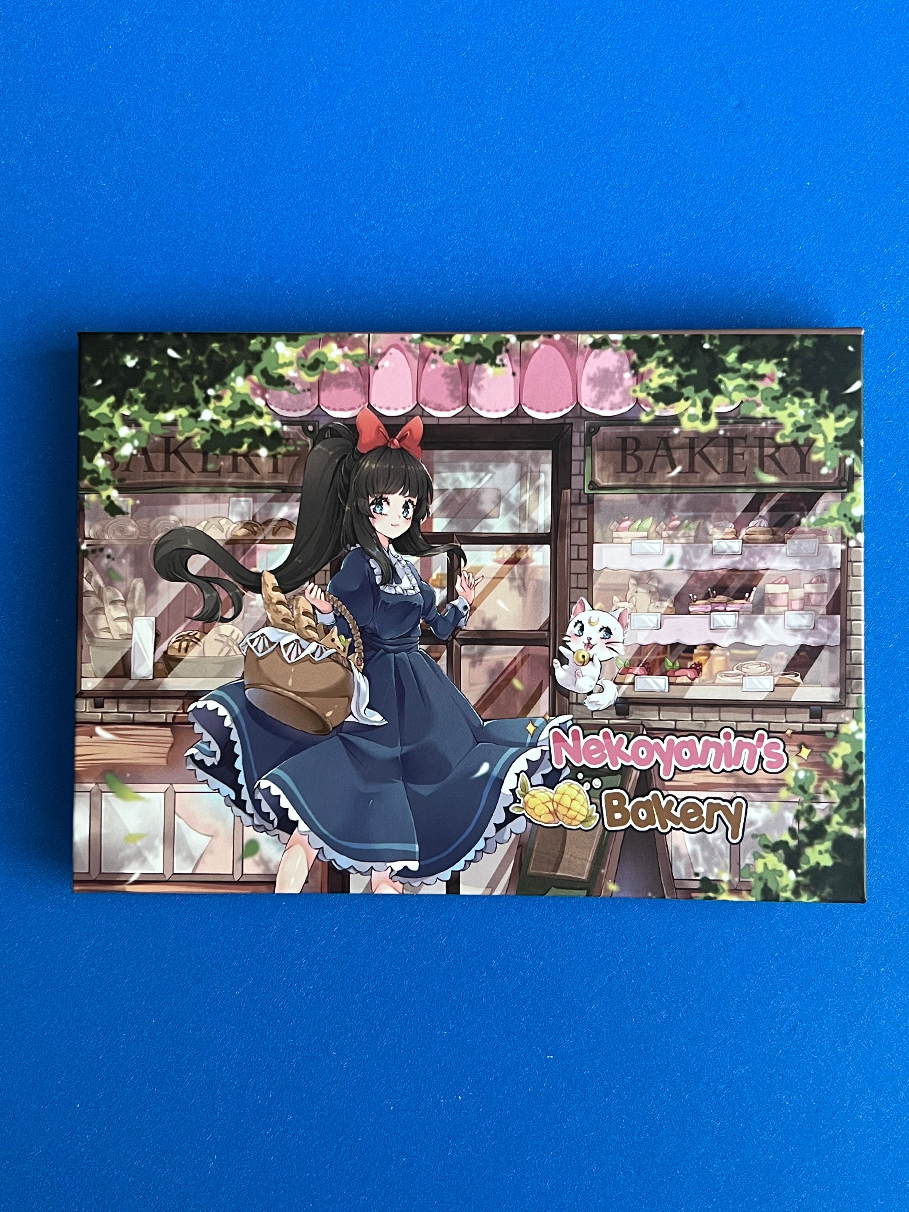 Nekoyanin Bakery Contour Palette with various shades for baking and decorating, displayed in an open palette with colorful powders.
