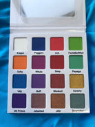 Nekoyanin Gamer Boy Palette with vibrant eyeshadow shades in a colorful makeup palette for gaming-inspired looks