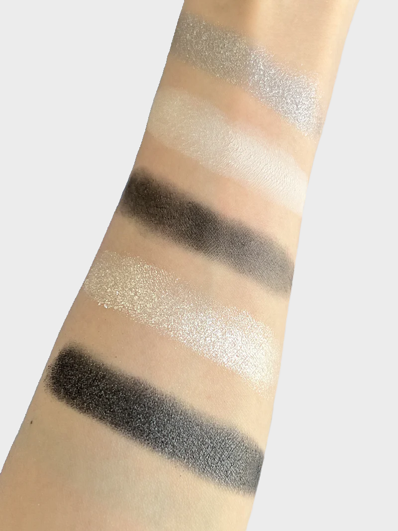Nekoyanin Japanese Horror Palette with vibrant eyeshadow shades inspired by Japanese horror themes, displayed in a sleek palette.