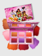 Nekoyanin Realm Of Magic blush palette with four soft pink and peach powder blushes in sleek compact.