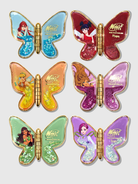 Nekoyanin x Winx Club makeup palette with colorful eyeshadows and blush, featuring playful and vibrant packaging.