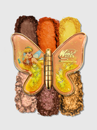 Nekoyanin x Winx Club makeup palette with colorful eyeshadows and blushes in a vibrant, collectible design.