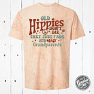 Old Hippies Colorblast short sleeve graphic tee by The Graphic Tee featuring vibrant, colorful psychedelic design on soft fabric.