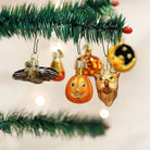 Mini Halloween assortment by Old World Christmas featuring small festive holiday ornaments in various Halloween designs.
