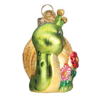 Colorful Smiley Snail ornament from Old World Christmas featuring a cheerful snail design with vibrant details.