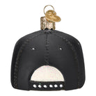 Old World Christmas National Guard Cap ornament featuring a detailed miniature military cap with patriotic colors and insignia.