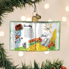 Old World Christmas Wizard of Oz ornament featuring a colorful character design on a festive holiday decoration.