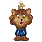 Old World Christmas Halloween Werewolf Ornament featuring a detailed, spooky werewolf figure in festive Halloween decor style.