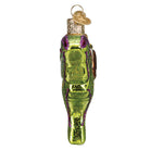 Old World Christmas Luna Moth ornament featuring a detailed, colorful glass moth with intricate wing patterns.