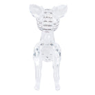 Old World Christmas Rudolph crystal figurine with detailed red nose and festive design, perfect for holiday decor.