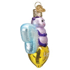 Old World Christmas You Light Up My Life ornament featuring a lit candle and heart design, decorative holiday ornament for Christmas.