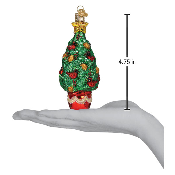 Old World Christmas Cardinal Christmas tree ornament featuring a vibrant red cardinal bird design.
