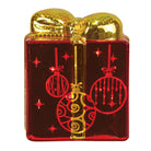 Decorative lit ornamental glass gift box from Old World Christmas featuring intricate glass design and festive illumination.