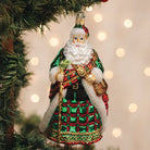 Old World Christmas Irish Father Christmas ornament featuring a festive figure in traditional holiday attire.