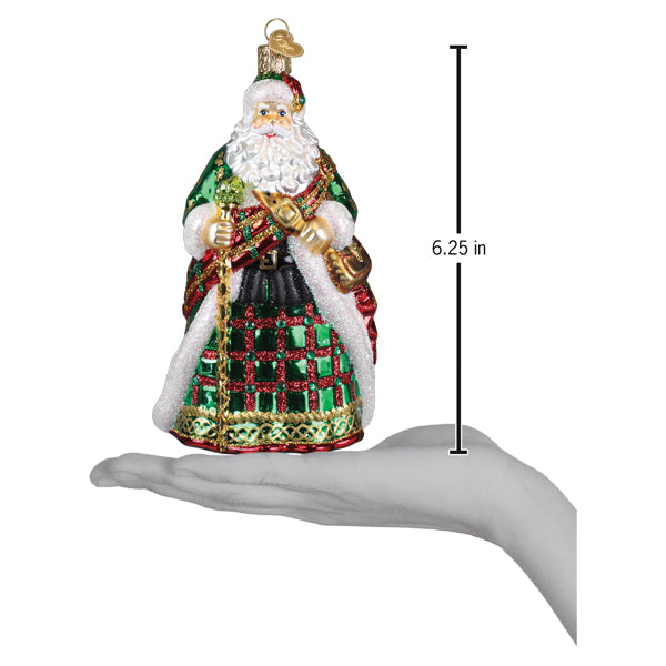 Old World Christmas Irish Father Christmas ornament featuring festive holiday design and detailed craftsmanship.