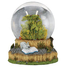 Old World Christmas Autumn Forest Gnome snow globe featuring a gnome figure in a forest scene with snow.