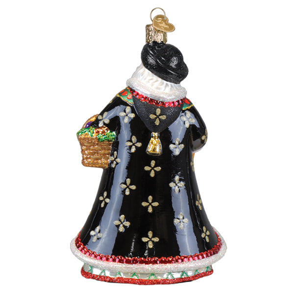 Old World Christmas Slovak Father Christmas ornament featuring festive holiday design and detailed craftsmanship.