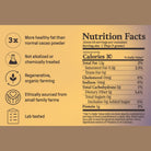 Ora Cacao Triple Fat Cacao Powder in a 12 oz tin, showcasing rich, dark cacao powder with a textured surface.