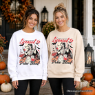Gray Halloween nurse sweatshirt by OrnamentallyYou featuring spooky-themed blood draw graphic, perfect for spooky season.