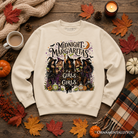Girls Will Be Girls Witch Coven Halloween Sweatshirt by OrnamentallyYou featuring festive Halloween design and cozy sweatshirt style.