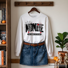Ash gray Mombie Like a Zombie Halloween sweatshirt by OrnamentallyYou featuring humorous mom horror zombie design.