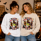 Colorful Midnight Margaritas Retro Halloween sweatshirt by OrnamentallyYou featuring girls' night witch and cocktail design.