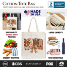 OrnamentallyYou Mama Coquette Autumn Tote Bag with cozy fall pumpkin design, perfect for mothers, white fabric, stylish and functional.