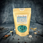Small jar of Parlour of Wonders Break Up Bath Crystals, fragrant bath crystals for relaxing bath experience.