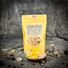 Parlour of Wonders Dragon's Blood Bath Crystals in a jar, showcasing deep red crystals for luxurious bath experience.