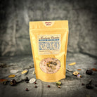 Parlour of Wonders Dragon's Blood Bath Crystals in a jar, showcasing deep red crystals for luxurious bath experience.