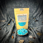 Small jar of Parlour of Wonders Holy Healing Bath Crystals, natural bath crystals with soothing and healing properties.