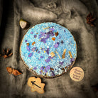Small jar of Parlour of Wonders Psychic Eye Bath Crystals, vibrant crystals for relaxing bath rituals.