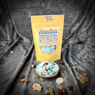 Parlour of Wonders Spirit Guide Bath Crystals in a small jar, showcasing vibrant crystals for a calming bath experience