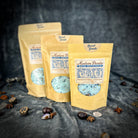 Small jar of Parlour of Wonders Spirit Guide Bath Crystals, aromatic crystals for relaxing bath rituals.