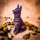 Beeswax Faithful Dog Spell Candle by Parlour of Wonders, brown beeswax candle symbolizing loyalty, fidelity, and unconditional love.