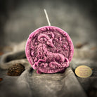 Green Beeswax Capricorn Goat Zodiac Spell Candle by Parlour of Wonders, symbolizing ambition, discipline, and success.