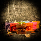 Beeswax Ex-Voto Eye Spell Candle by Parlour of Wonders, orange beeswax candle for vision, clairvoyance, and being seen.