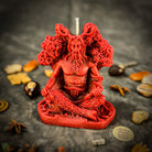 Beeswax Horned God Spell Candle by Parlour of Wonders with Cernunnos design for nature magic and fertility rituals.