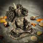 Beeswax Horned God Spell Candle by Parlour of Wonders featuring Cernunnos design for nature magic and fertility rituals.