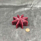 Yellow beeswax Mystic Star Spell Candle by Parlour of Wonders, used for manifestation and spiritual power magic.