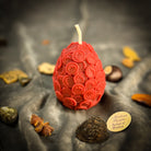Yellow beeswax nest egg candle by Parlour of Wonders, symbolizing savings and financial security, shaped like an egg.