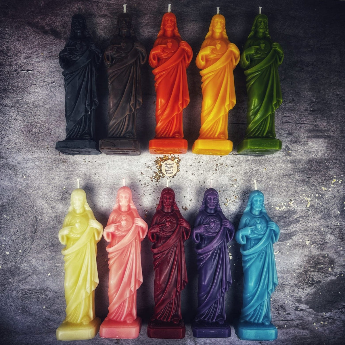 Beeswax Sacred Heart of Jesus Spell Candle - Divine Love & Miracles ...