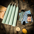 Parlour of Wonders Renewal Candle Spell Booster Pack with herbs and crystals for restoration and enhancement of candle spell kits.