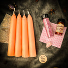 Parlour of Wonders Romance Candle Spell Booster Pack with herbs and charms for adding true love to candle spell kits.