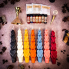 Parlour of Wonders Love Wishes Candle Spell Kit with three candles for multi-day love manifestation magic.