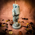 Parlour of Wonders Krampus Better Behavior Candle Spell Kit with black candles and spell ingredients for behavioral change.