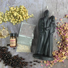 Parlour of Wonders Happy Marriage Candle Spell Kit with black candles for commitment and union rituals.