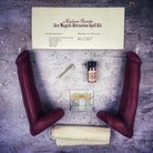 Black candle spell kit for passion and desire with phallus symbol, designed for sex magick rituals by Parlour of Wonders.